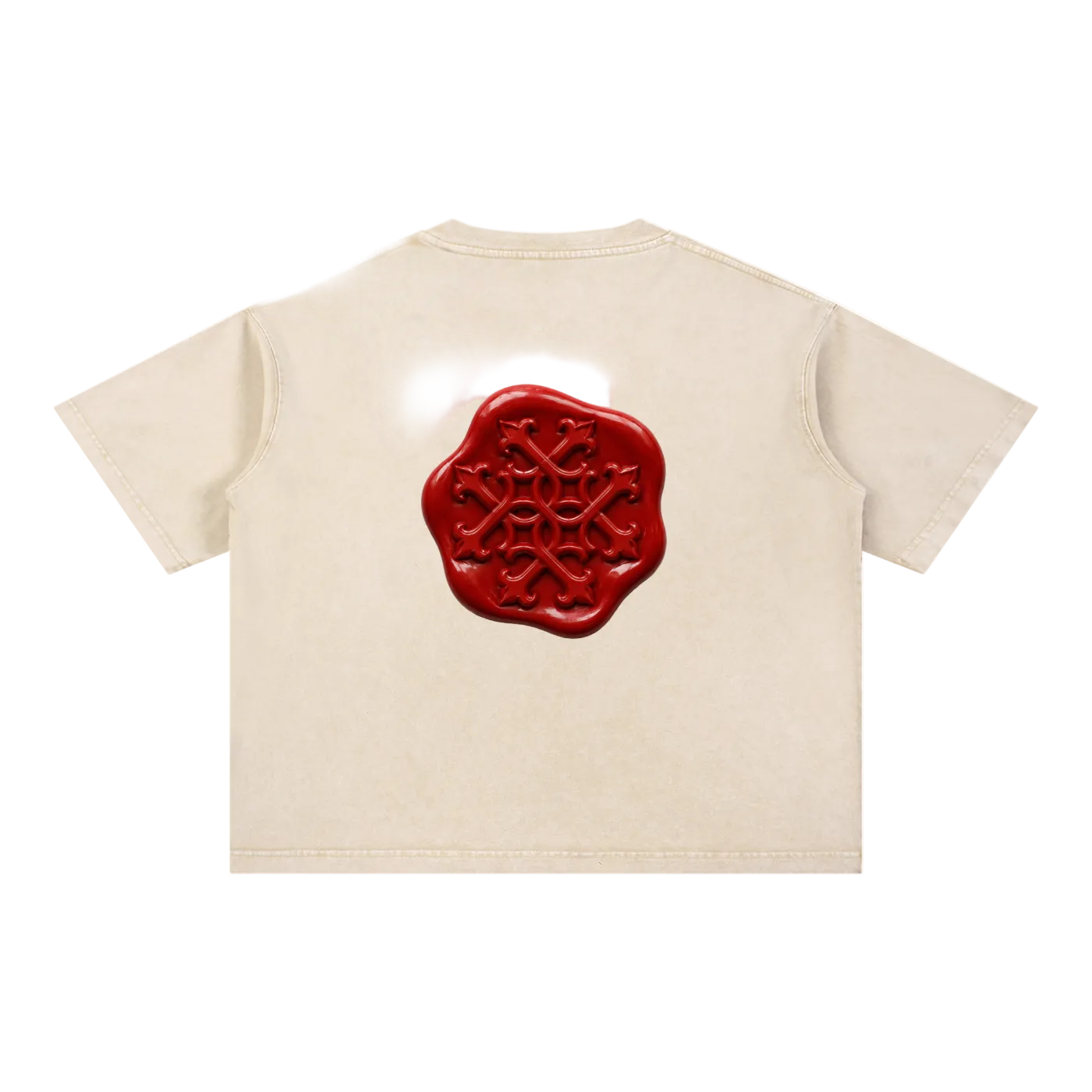 HEEM™ Stamped Snow Wash Boxy Tee