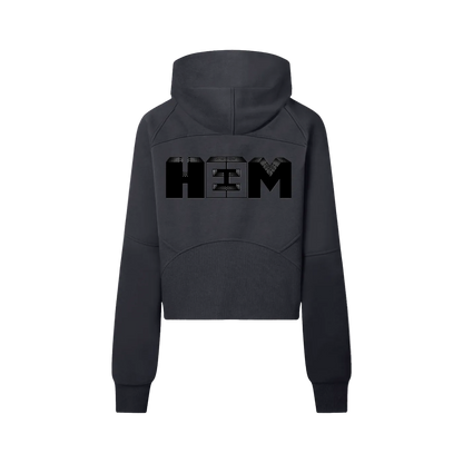 HEEM™ Cropped Half-Zip Hoodie