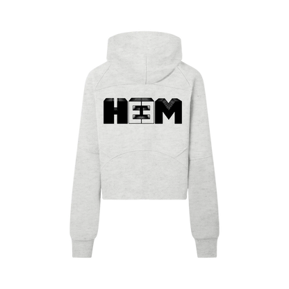 HEEM™ Cropped Half-Zip Hoodie