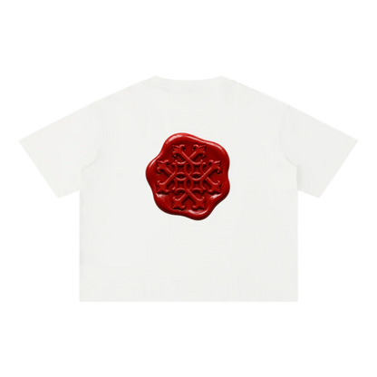 HEEM™ Stamped Snow Wash Boxy Tee