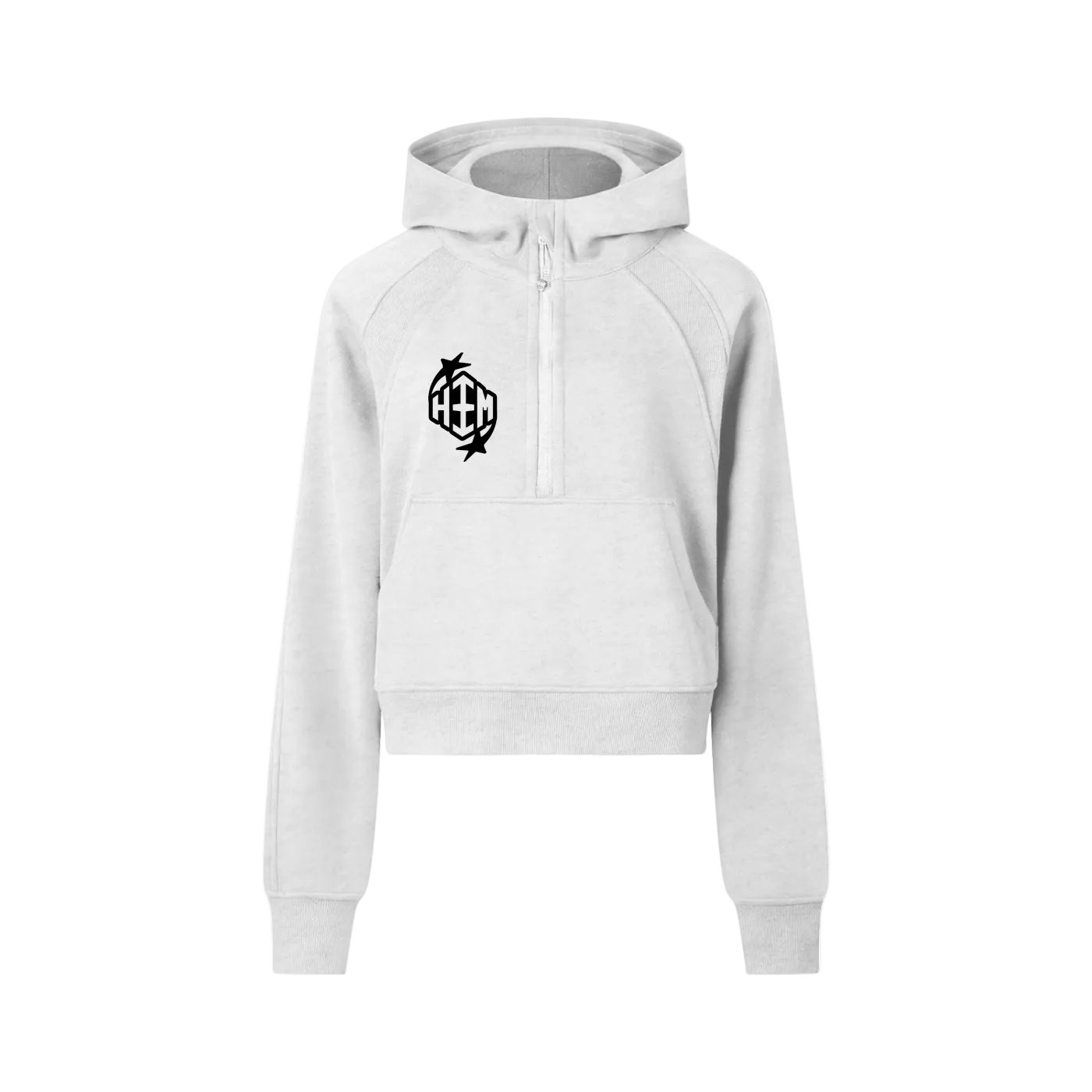 HEEM™ Cropped Half-Zip Hoodie
