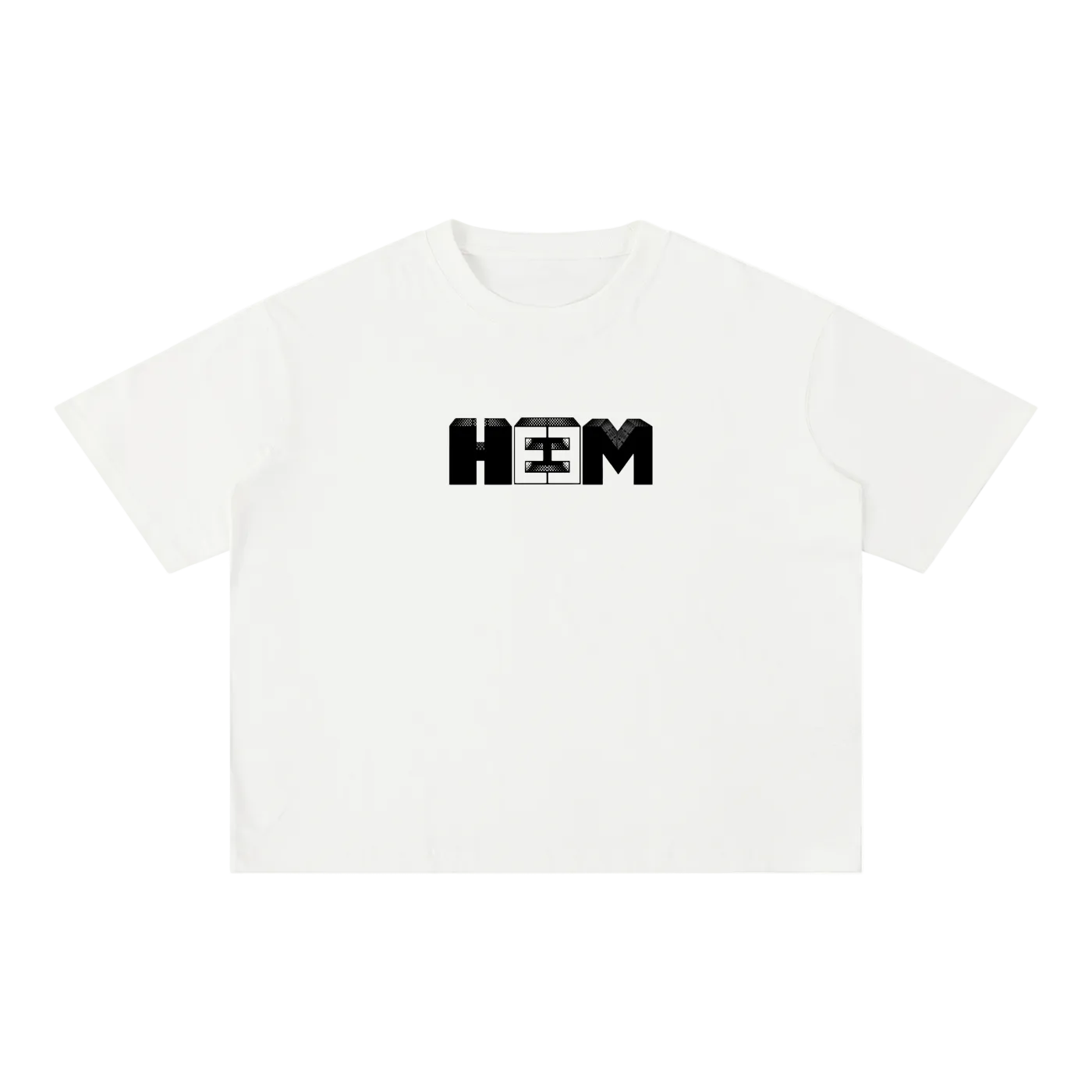 HEEM™ Stamped Snow Wash Boxy Tee