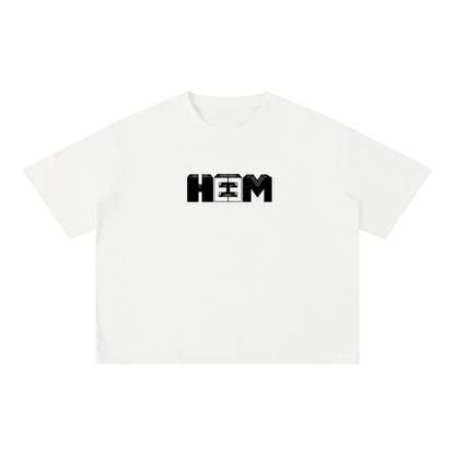 HEEM™ Stamped Snow Wash Boxy Tee