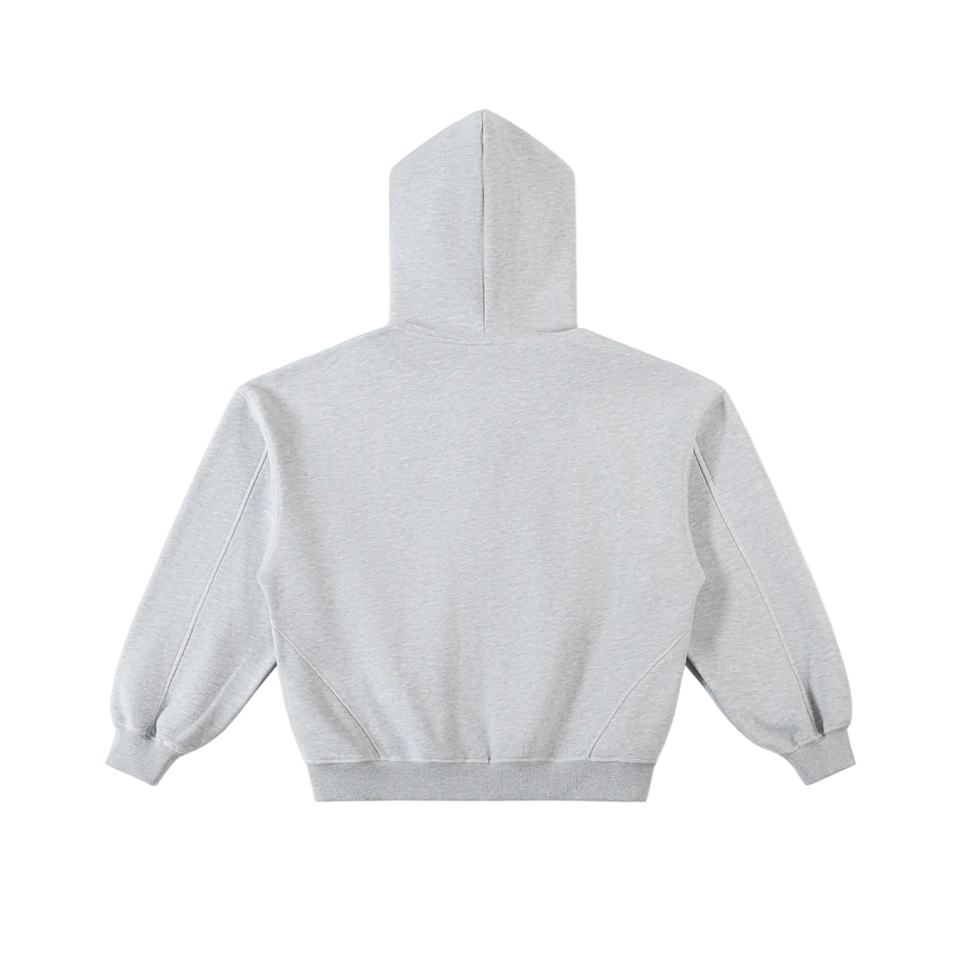 HEEM™ Contrast-Stitched Boxy Zip Hoodie